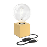 Calex TafelLamp Vierkant - E27 - Goud - Excl. Lichtbron